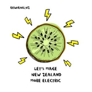 Electric Kiwi Mug Design