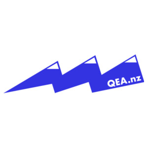 QEA Electric Blue Logo T-shirt (Womens Martina) Design