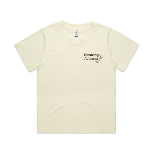 Rewiring - Black Logo - Women's Martina Tee 4006 Thumbnail