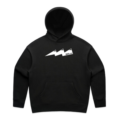 QEA White Logo Womens Relax Hood 4161 Thumbnail