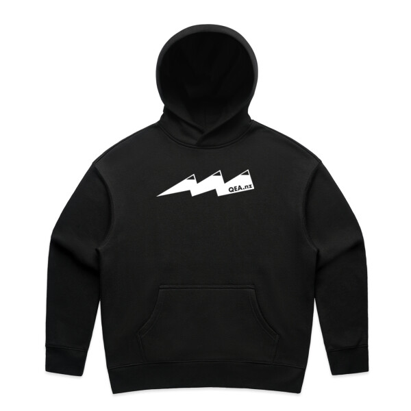 QEA White Logo Womens Relax Hood 4161 Thumbnail