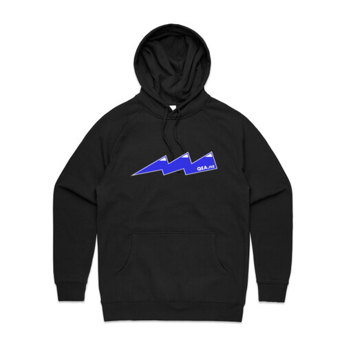 Blue Lightning Mountains Hoodie Thumbnail